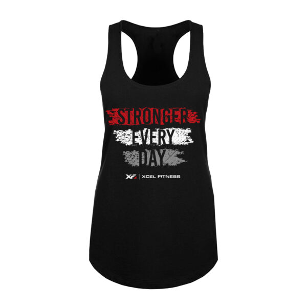 STRONGER EVERY DAY - WOMEN'S FITTED TANK TOP - $2PQLY6$ Thumbnail